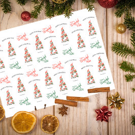 Papel De Seda Maravilloso Árbol de Gnomes de Navidad Año Maravil