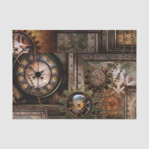 Papel De Seda Maravilloso diseño de steampunk