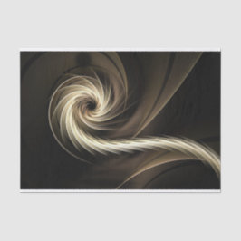 Papel De Seda Maravilloso diseño de Swirl Fractal Browns y color