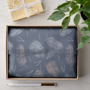 Papel De Seda Maravilloso Diseño Floral Botánico