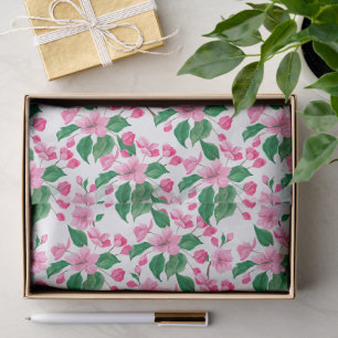 Papel De Seda Maravilloso diseño floral botánico