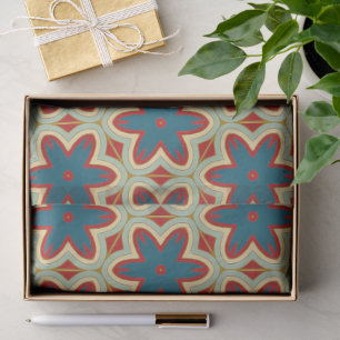 Papel De Seda Maravilloso Diseño Floral Botánico