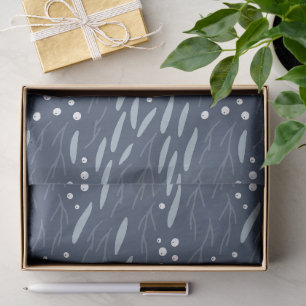 Papel De Seda Maravilloso Diseño Floral Botánico