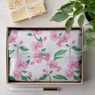 Papel De Seda Maravilloso diseño floral botánico