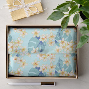 Papel De Seda Maravilloso Diseño Floral Botánico