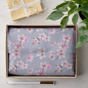 Papel De Seda Maravilloso diseño floral botánico