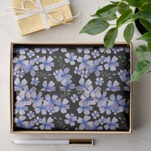Papel De Seda Maravilloso Diseño Floral Botánico