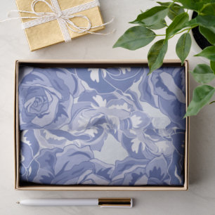 Papel De Seda Maravilloso Diseño Floral Botánico