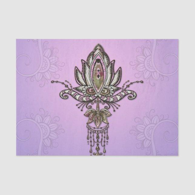 Papel De Seda Maravilloso loto (Anverso)