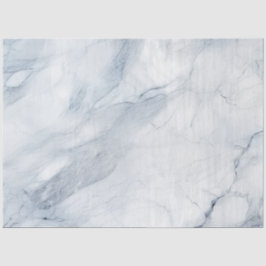 Papel De Seda Marble azul claro