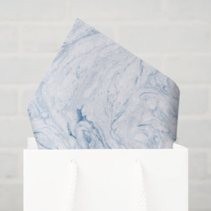 Papel De Seda Marble de Haven Azul