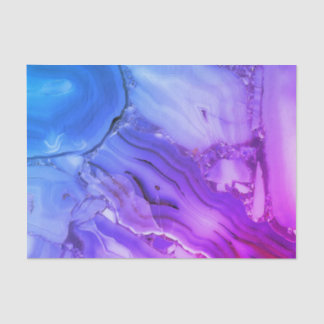 Papel De Seda Marble púrpura exótico