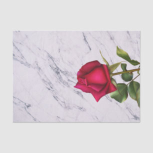 Papel De Seda Marble rosa rojo moderno Glam Bridal Shower Fiesta