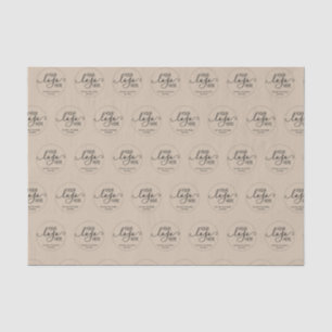 Papel De Seda Marca comercial personal Beige