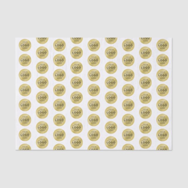 Papel De Seda Marca con logotipo de negocios de personalizado Go (Anverso)