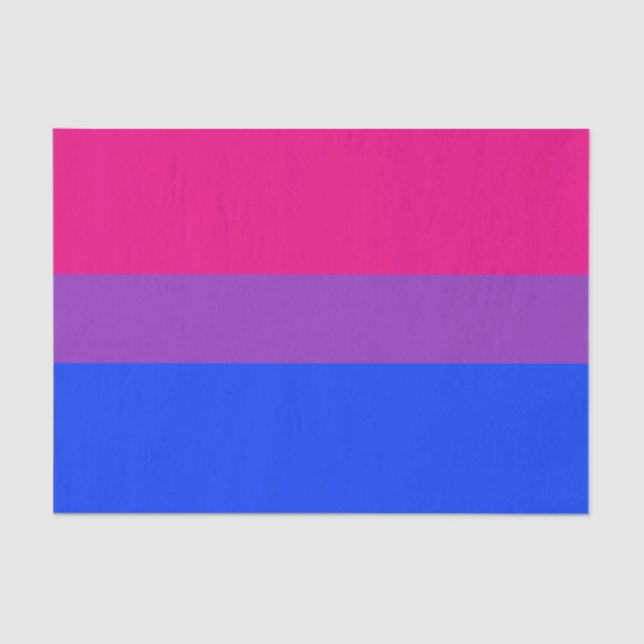 Papel De Seda Marca de orgullo bisexual (Anverso)