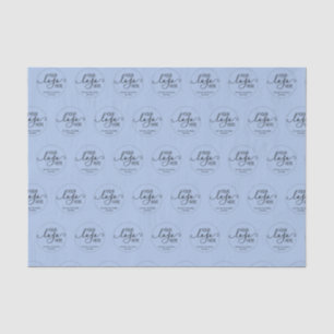 Papel De Seda Marca del logotipo personal de la empresa Dusty Bl