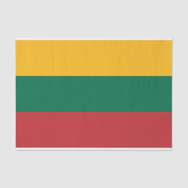 Papel De Seda Marca Lituania (Anverso)