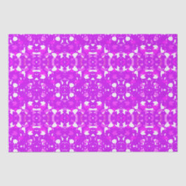 Papel De Seda Marcadores simétricos rosa y blanco