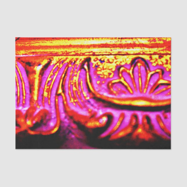 Papel De Seda Marco rosa (Anverso)