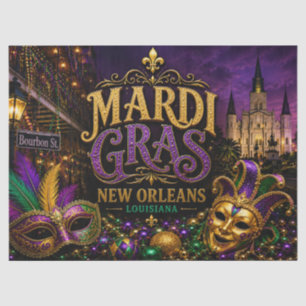 Papel De Seda Mardi Gras Festival New Orleans Louisiana