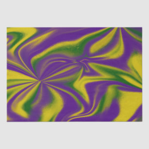Papel De Seda Mardi Gras Swirls