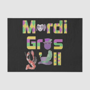 Papel De Seda Mardi Gras Y'all Thunder_Cove