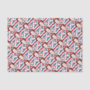 PAPEL DE SEDA MARGARET THATCHER UNION JACK
