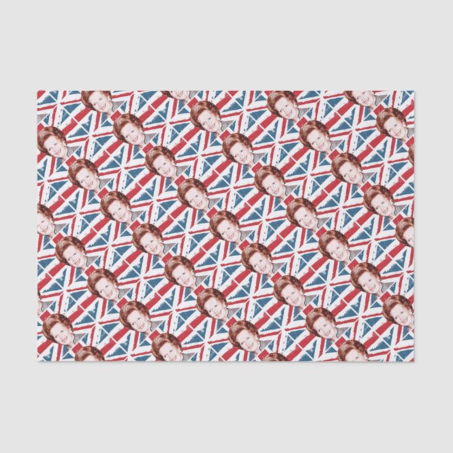 PAPEL DE SEDA MARGARET THATCHER UNION JACK (Anverso)