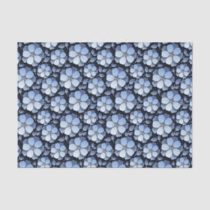Papel De Seda Margarita Azul