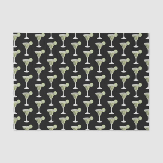 Papel De Seda Margarita Black (Anverso)