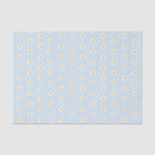 Papel De Seda margarita blanca