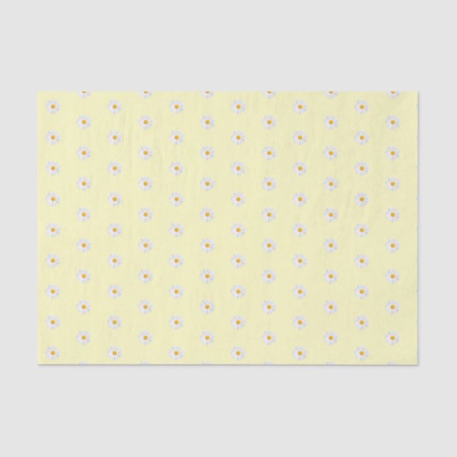 Papel De Seda margarita blanca (Anverso)