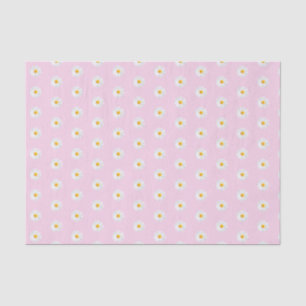Papel De Seda margarita blanca