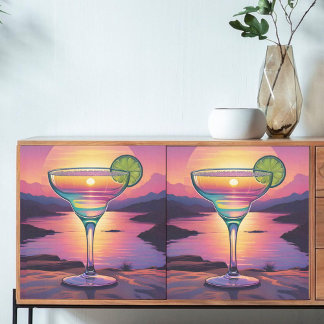 Papel De Seda Margarita de atardecer colorida