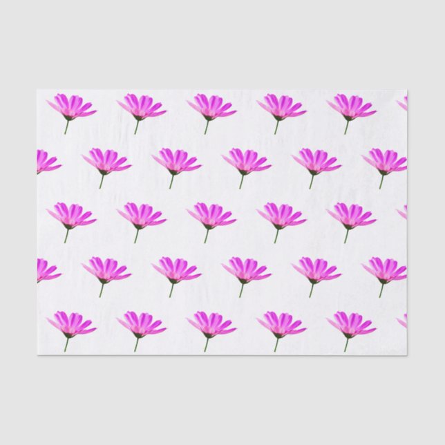 Papel De Seda Margarita Rosa (Anverso)