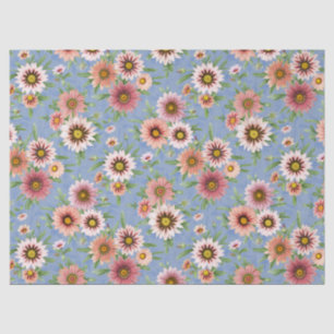 Papel De Seda Margarita Rosa Floral