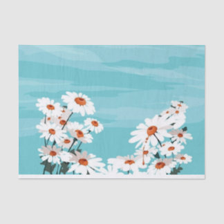 Papel De Seda Margaritas en la brisa