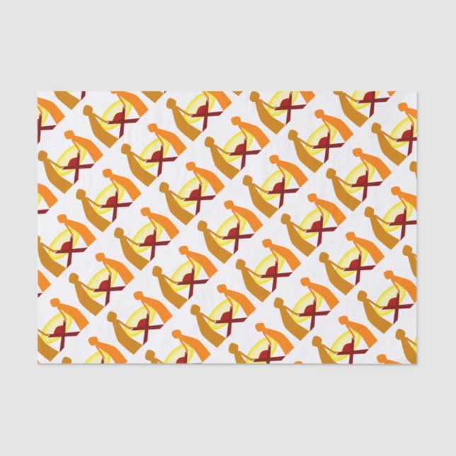 Papel De Seda María José Y El Niño Jesús (Anverso)