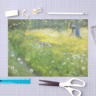 Papel De Seda Marie Krøyer in the Garden at Skagen-PS Kroyer