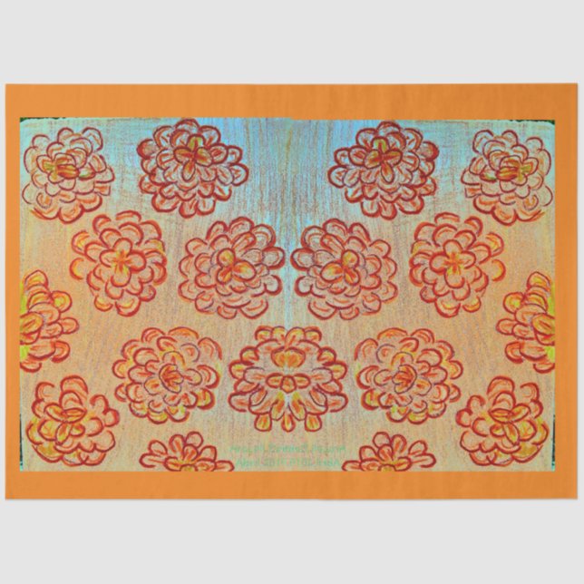 Papel De Seda Marigoles (Anverso)