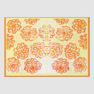 Papel De Seda Marigoles Amarillos