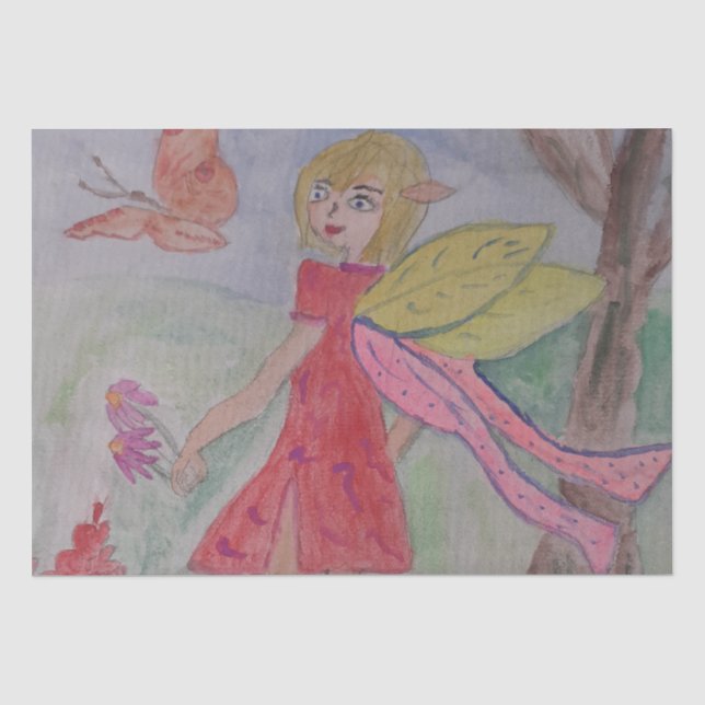 Papel De Seda Mariposa (Anverso)