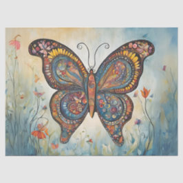 Papel De Seda Mariposa Boho