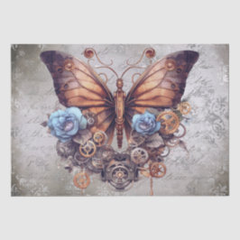 Papel De Seda Mariposa de Steampunk