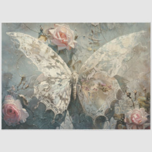 Papel De Seda Mariposa Delicada de Lace