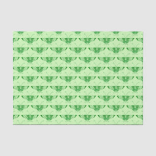Papel De Seda Mariposa estilizada Art Deco - verde esmeralda