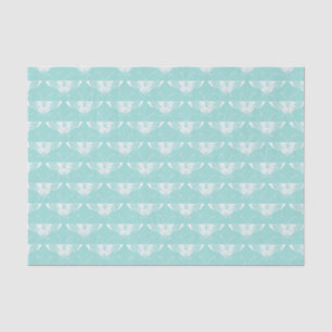 Papel De Seda Mariposa estilo Art Deco - azul hielo