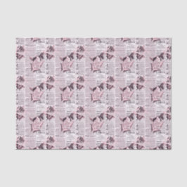 Papel De Seda Mariposa floral