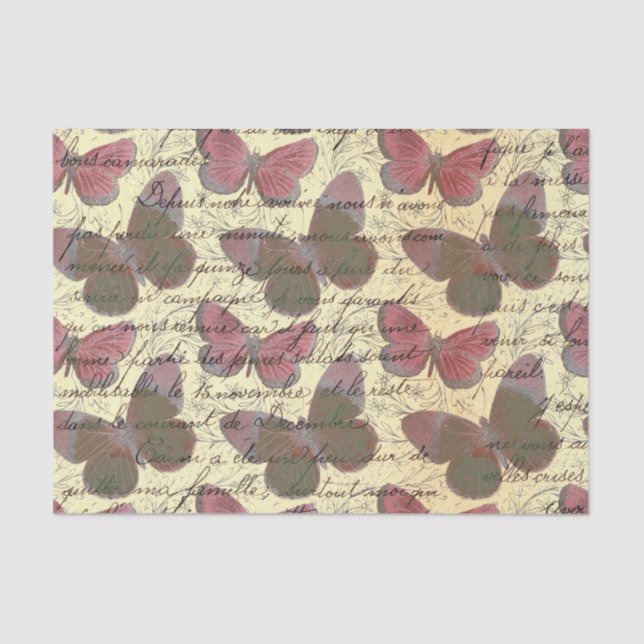 Papel De Seda Mariposa grande (Anverso)
